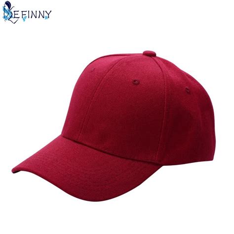Hat Hat Plain Baseball Cap Solid Blank Curved Peak Caps Adjustable Army