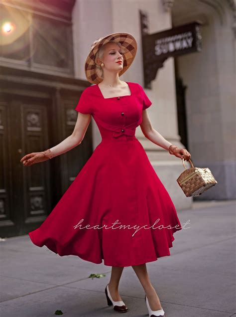 Criss Cross Front 1950s Swing Custom Made Dress Retro 50s Made To Measure Pinup Clothing Artofit
