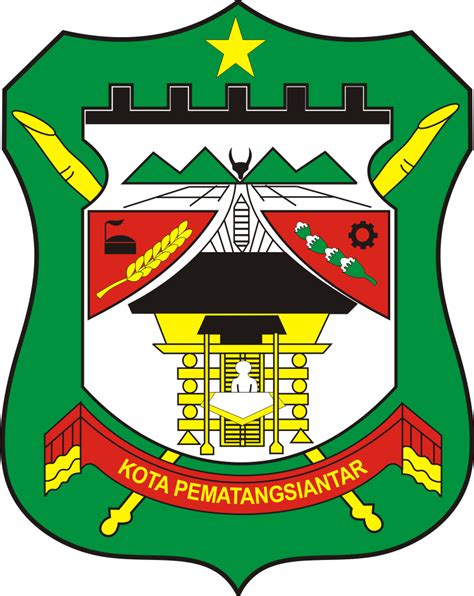 Logo Kabupaten Kota Logo Kota Pematang Siantar Sumatera Utara