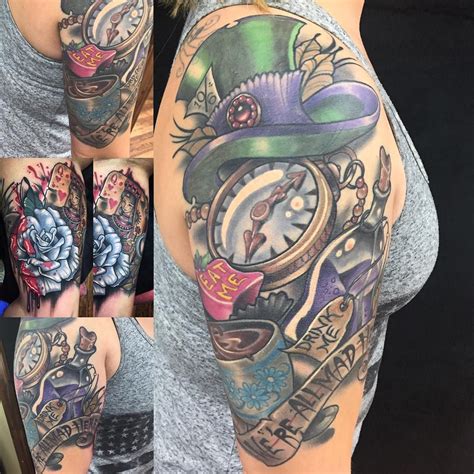 Whether you're looking for a fun design or something that is meaningful, you can check out these cute and small tattoo ideas for girls for inspiration! 105+ Fairy Alice in Wonderland Tattoo - Designs & Ideas ...