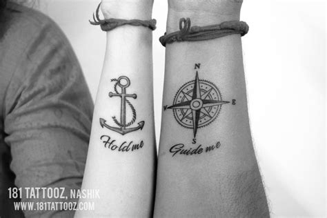 Anchor Tattoos For Couples