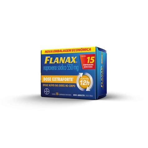 Flanax 550mg Bayer Dose extraforte 15 comprimidos (embalagem econômica