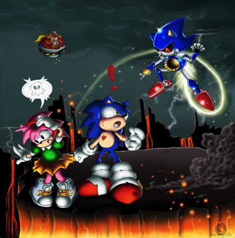 Mettle Against Metal Sega Sonic Cd Contest Winner By Blue Sonikku On