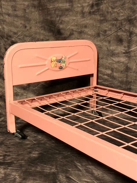 Vintage Amsco Doll E Bed Pink Doll Bed Etsy