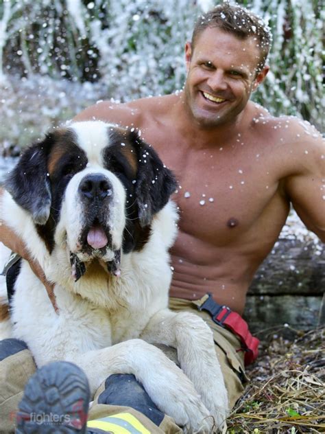 Australian Firefighters Pose With Rescue Dogs For 2019 Charity Calendar