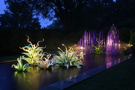 When you're ready, continue to chihuly garden and glass, which is located just beneath the space needle. Lighting The Reflecting Pool | "Chihuly at Night" - the ...