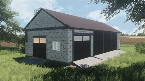 Garage With Workshop V11 Fs19 Mod