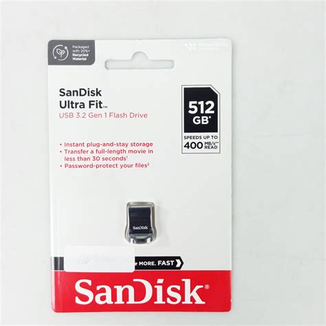 Sandisk Ultra Fit Usb Flashdisk 512gb Sdcz430 Black