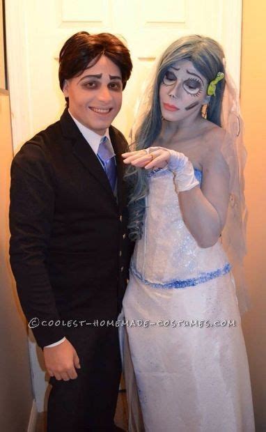 The Corpse Bride Couple Costume Emily And Victor Van Dort Couples