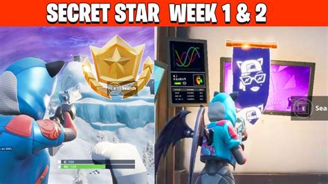 Fortnite Season 7 Secret Battle Star Locations Week 1 And 2 And Banner Youtube