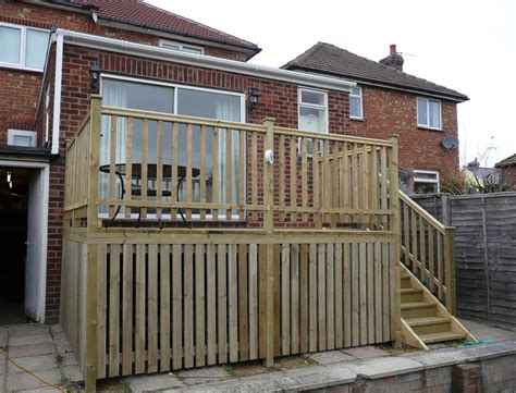 Is it possible to build a patio on a slope? Building a raised deck for a house on a slope - Reuben Kyte
