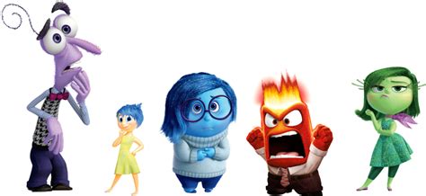 Fear Inside Out Characters Transparent Background ~ Anime  Photoshop
