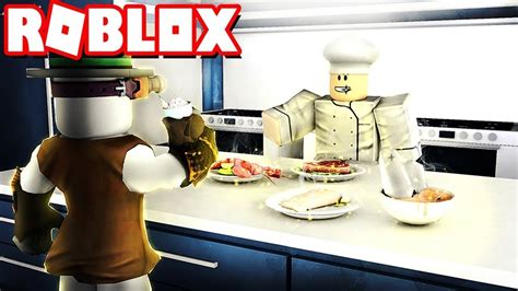 Roblox Siendo Chef De Comida Youtube