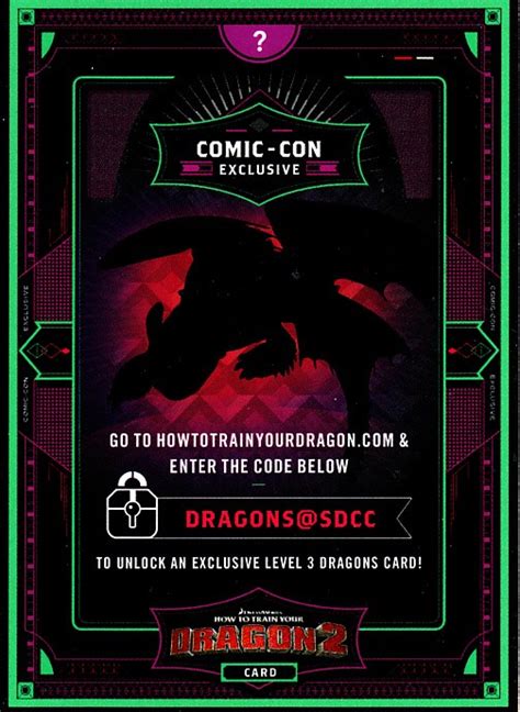 In this set of shorts, hiccup and the gang learn about different species of dragons. How to Train Your Dragon 2 movie DVD release 2014 Comic-Con exclusive promo card - Entertainment ...