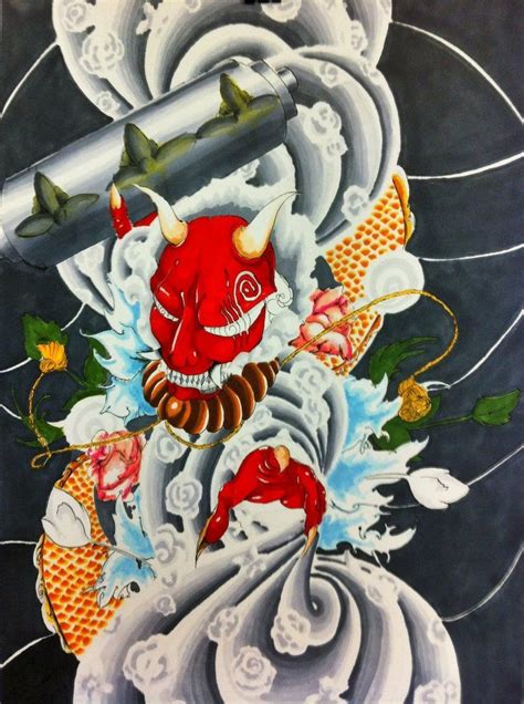 Japanese Demon Art Wallpapers Top Free Japanese Demon Art Backgrounds