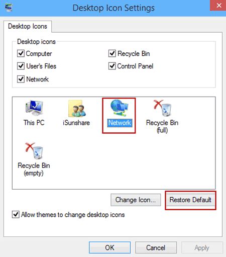 How To Restore Desktop Icons In Windows 10