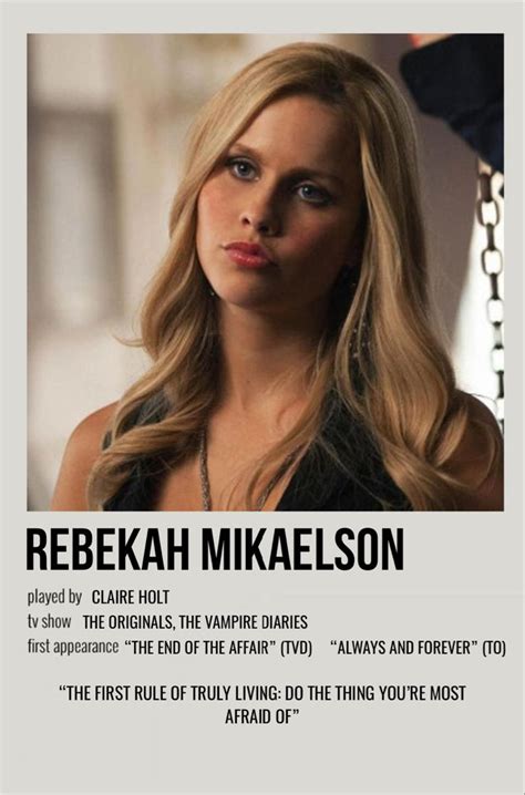 Rebekah Mikaelson The Vampire Diaries Characters Vampire Diaries