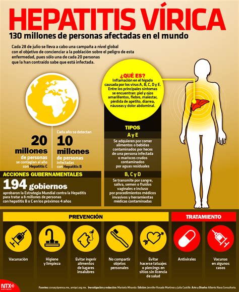 Hoy Tamaulipas Infografía Hepatitis vírica