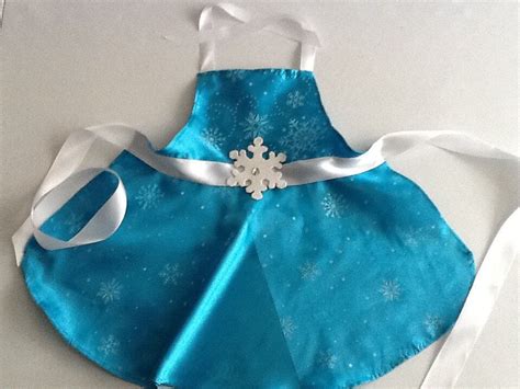 Elsa Inspired Dress Up Apron From The Frozen Movie Etsy Dress Up
