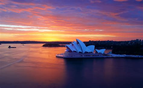 sunrise over the sydney opera house sydney nsw australia flickr