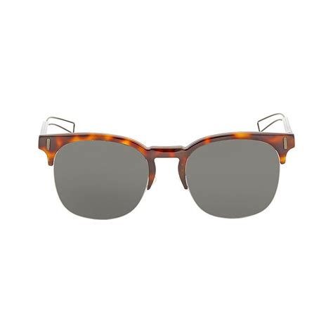 Men S Square Sunglasses Havana Gray Dior Touch Of Modern