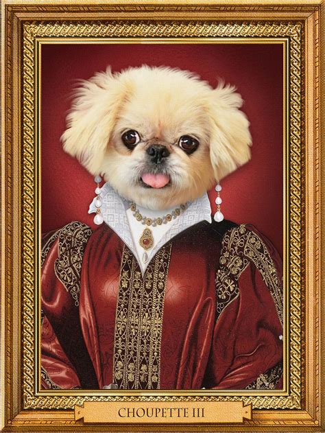 Upload photo(s) and customize your portrait. Custom Pet Portrait,Renaissance Pet portraits,Regal pet ...