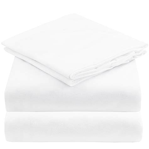 Mellanni Jersey Sheet Set 4 Piece 100 Organic Cotton Deep Pocket Bed