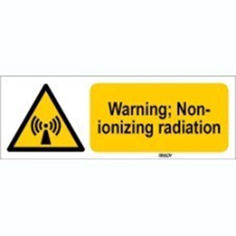 827116 Iso 7010 Sign Warning Non Ionizing Radiation Markertech Uk