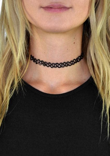 Tattoo Stretch Choker Necklace