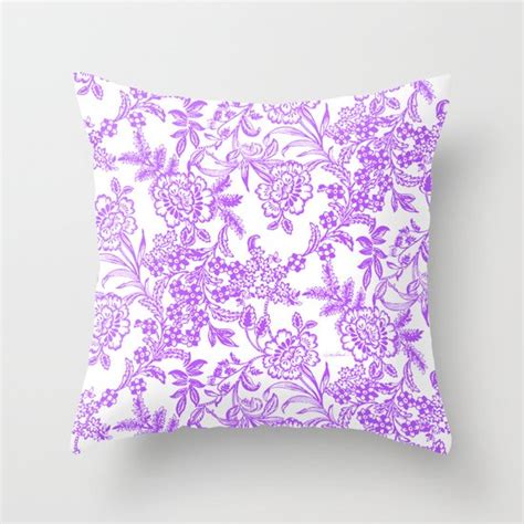 High #'s of pillows + couch naps = infinite cozy. Radiant Orchid Tea Reversed Throw Pillow by vikkisalmela ...
