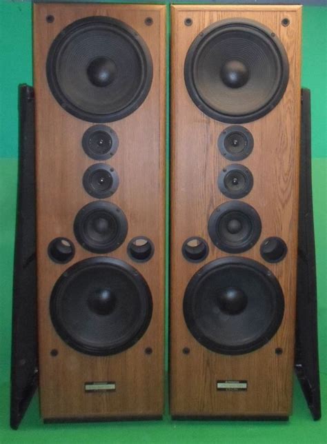Vintage Pioneer Cs C911 4 Way Speaker System Pair Good Condition Light