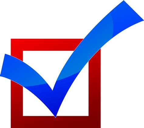 Check Mark Computer Icons Red Clip Art Blue Check Mark Png Download