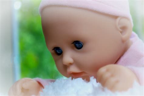 Free Images Person Girl Child Pink Toy Baby Doll Face Infant
