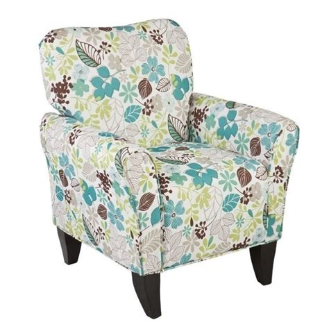 There isn't an accent chair out get all the benefits of an antique at just the fraction of the price with this elegantly carved fabric armchair. Southern Enterprises Madigan Accent Arm Chair in Floral ...