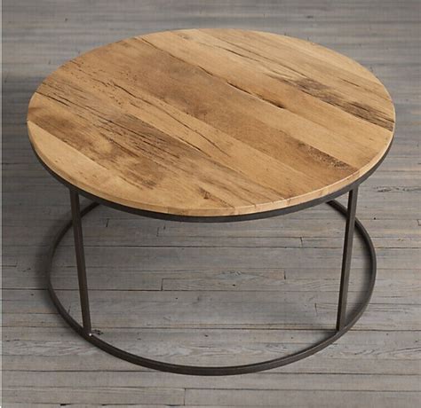 Round Industrial Coffee Table Ideas On Foter