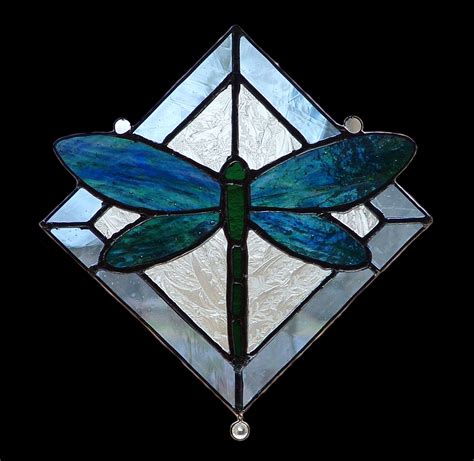 The Dragonfly By Mustard Seed Glass Dragonfly Stained Glass