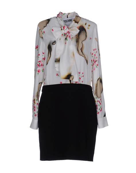 Abbigliamento donna online | marni / trova una vasta selezione di tessuto taffeta a prezzi vantaggiosi su ebay. Moschino Short Dress in White | Lyst