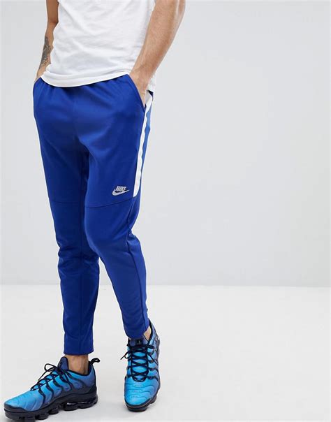 Nike Tribute Joggers In Slim Fit In Blue 861652 455 For Men Lyst