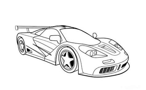Young car enthusiasts, this coloring page is for you: Race car coloring pages | The Sun Flower Pages