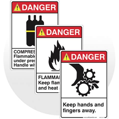 Ansi Danger Safety Signs