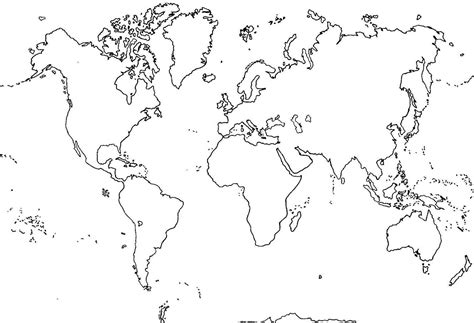Mapas Mudos Gratis Mapas Mudos De Continentes Mapamundi Para
