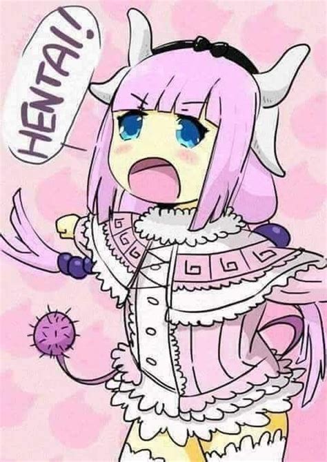 An Anime Character With Pink Hair And Horns Holding A Pom Pom In Her Hand