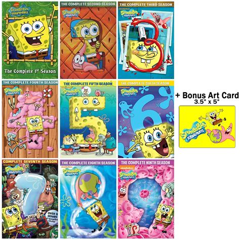 Spongebob Squarepants Complete Seasons 1 9 Dvd Collection