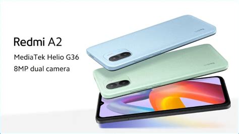 Redmi A2 And A2 Launched Helio G36 Hd Screen And 8mp Camera
