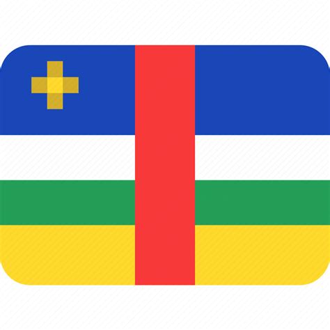 Central African Republic Flag Icon Download On Iconfinder