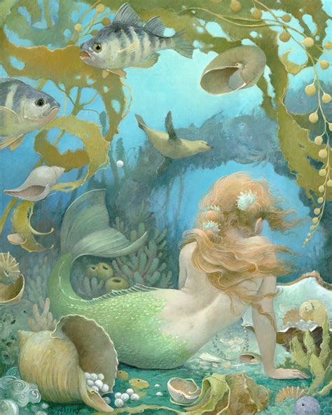 Christina Wyatt Fantasy Unicorn Fantasy Mermaids Real Mermaids