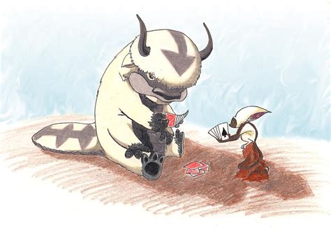 Appa And Momo By Dawnmichellie On Deviantart
