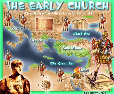 The Early Church Kids Bible Maps Early Church Christianity Lesson