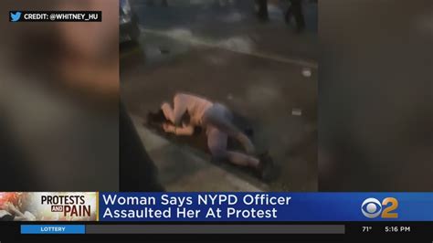 Woman Shoved By Nypd Demands Officer Be Held Accountable Youtube