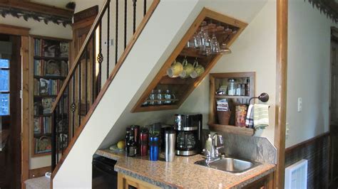 Kitchen Under Stairs Wonderful Use Of Small Space Sundreab Photo